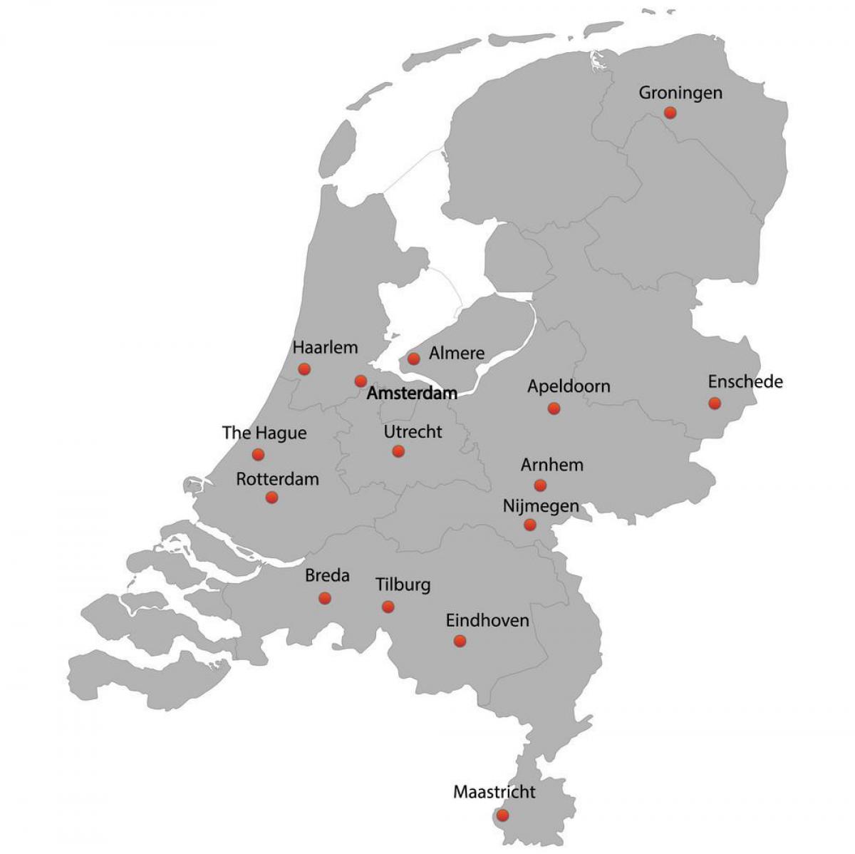 Niederlande Stadtplan