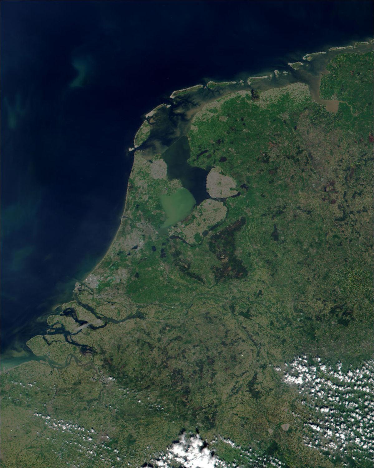 Niederlande Himmel Ansicht Karte