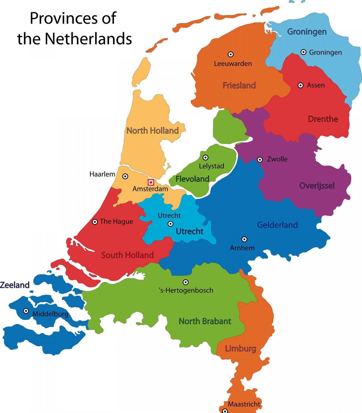 Niederlande Landeskarte